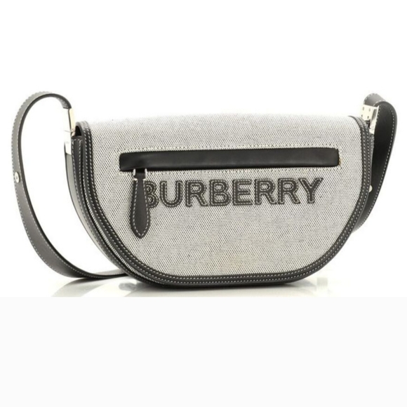 Burberry Canvas Olympia Bag - Picture 1 of 12